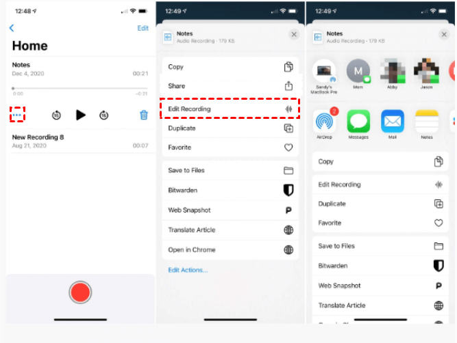 transfer iTunes via AirDrop
