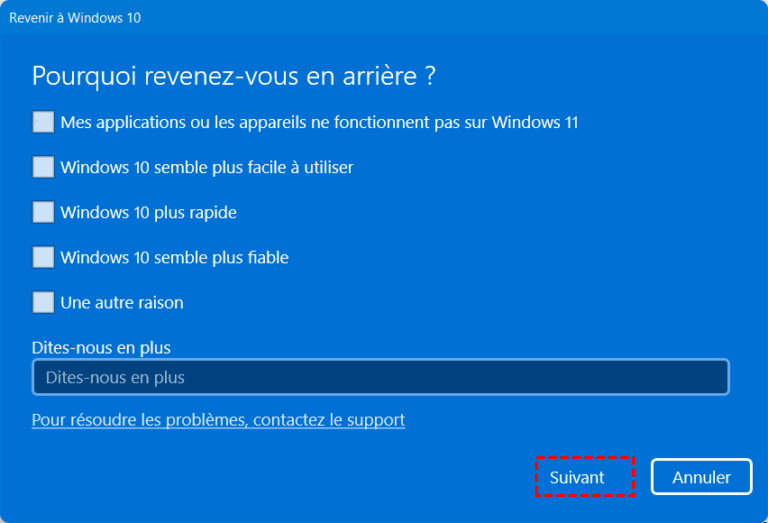 raisons de désintaller Windows 11