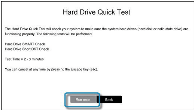 Hard Drive Quick Test