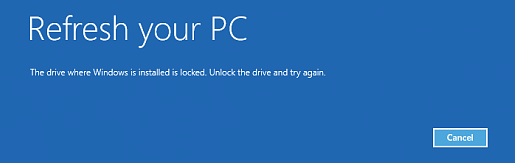 Locked Windows Drive