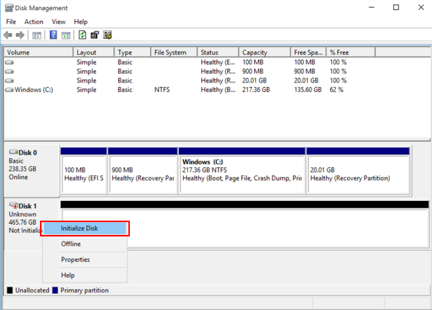 will initializing a disk erase data