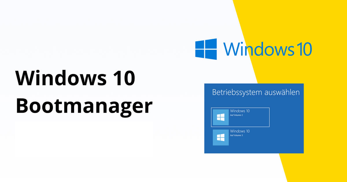 Windows 10 Boot Manager reparieren