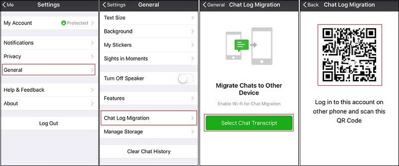 migrate wechat chats