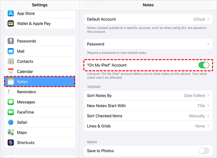 ipad-settings-notes-enable-on-my-ipad-account