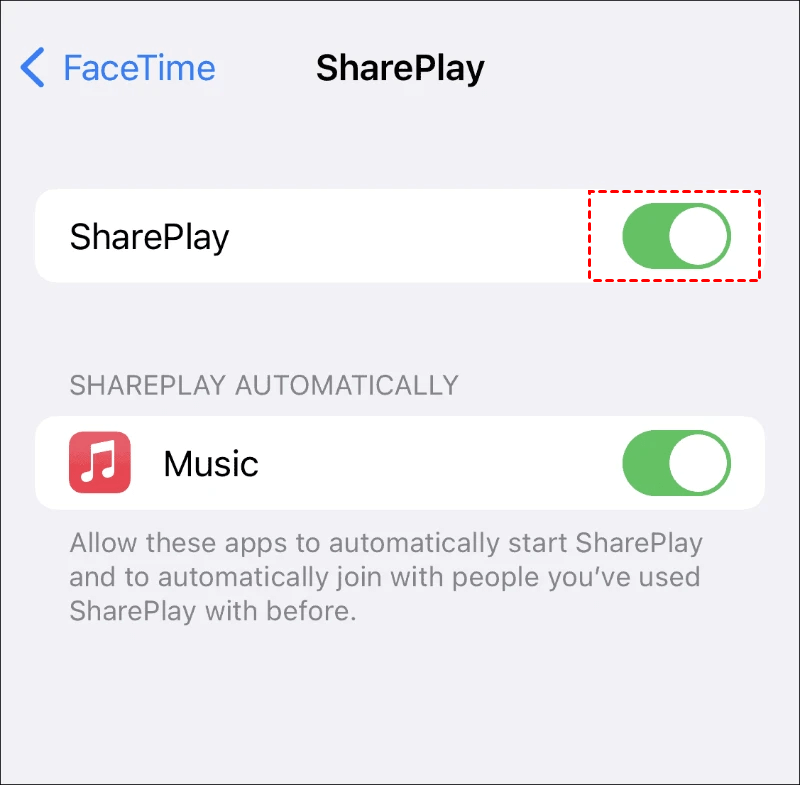 Open Shareplay
