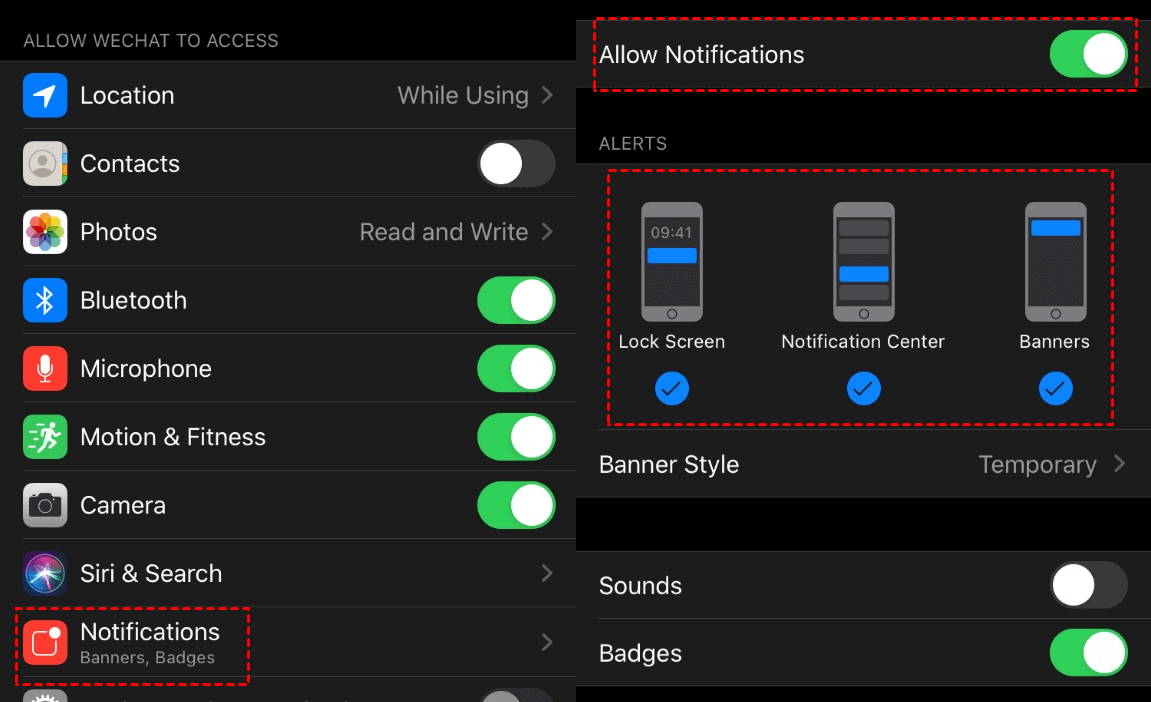 allow-notifications-and-tick-three-options