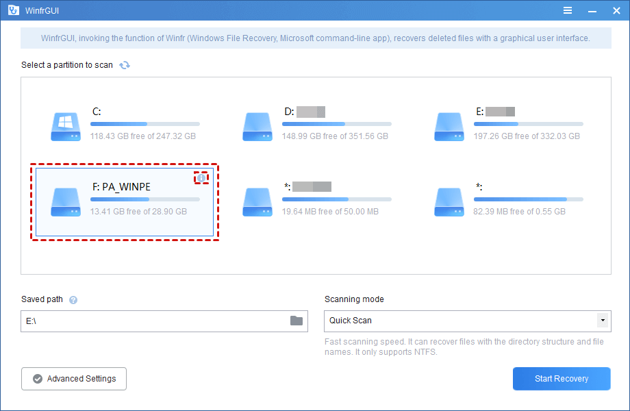 select-external-hard-disk