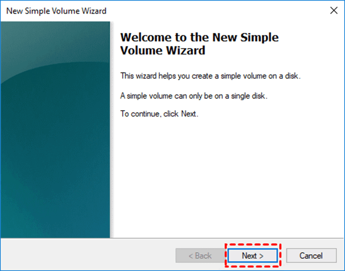 new-simple-volume-click-next