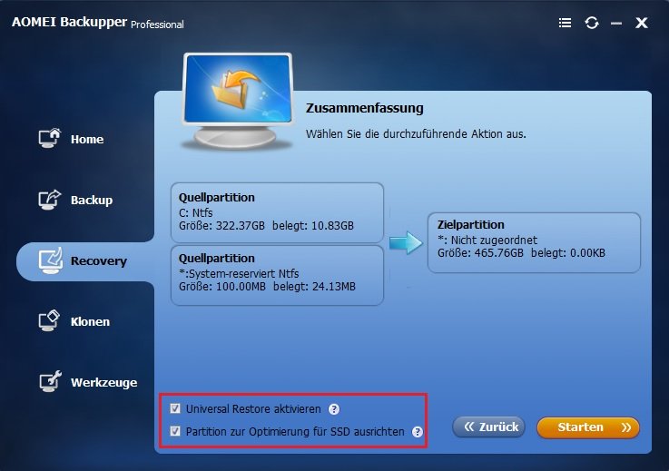 Neue Funktionen von AOMEI Backupper: Systemsicherung, Dateisicherung ...