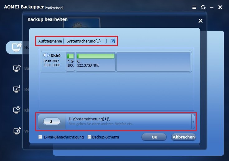 Neue Funktionen von AOMEI Backupper: Systemsicherung, Dateisicherung ...