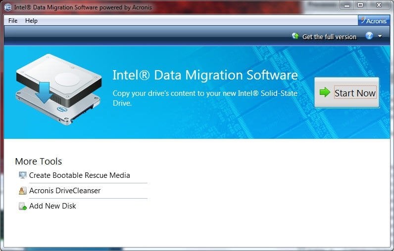 Intel Data Migration Software