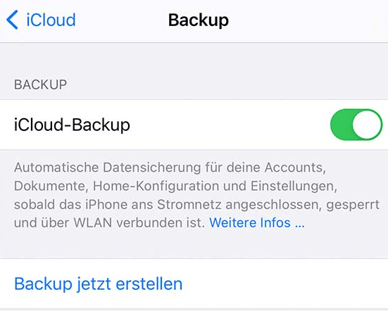 iCloud-Backup