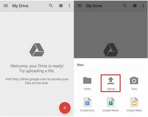 Google Drive Android Choose Upload 1