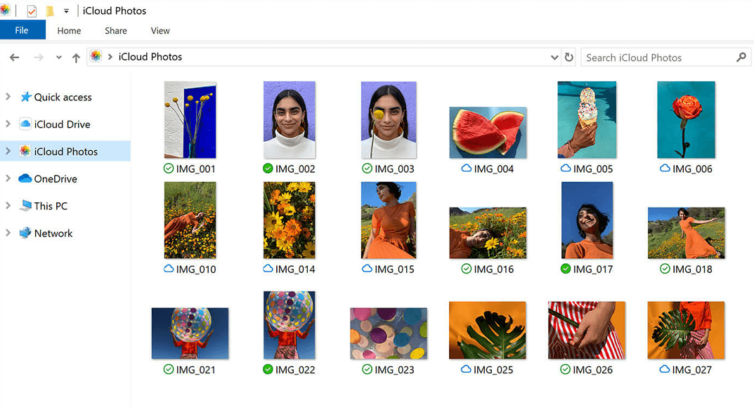 iCloud Photos sur Windows