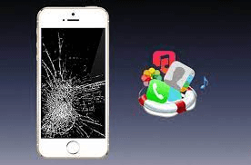 iPhone écran cassé