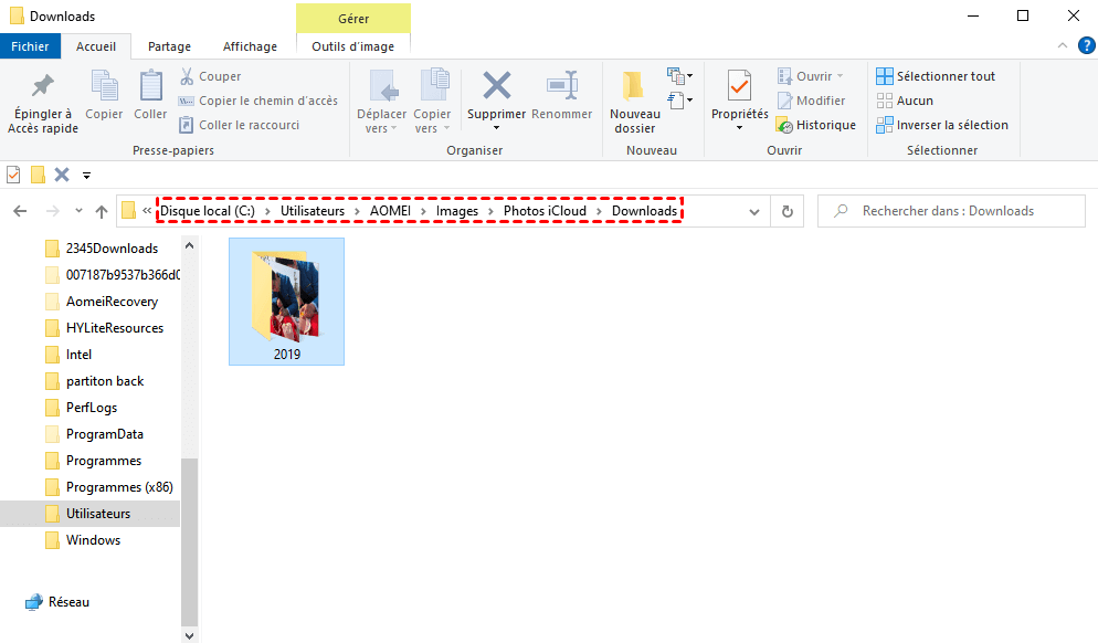 Comment sauvegarder les photos iCloud sur un disque dur externe