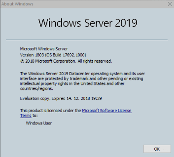 Microsoft Win Server 2019