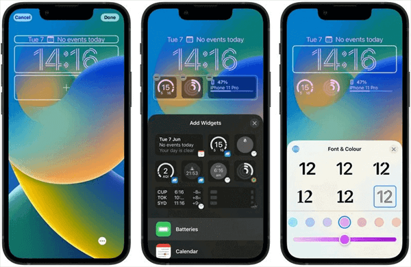 Ios 16新機能 Iphoneのロック画面をカスタマイズする