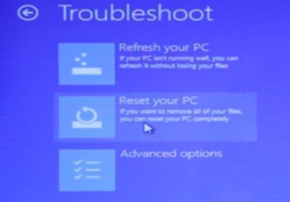 Reset Your PC