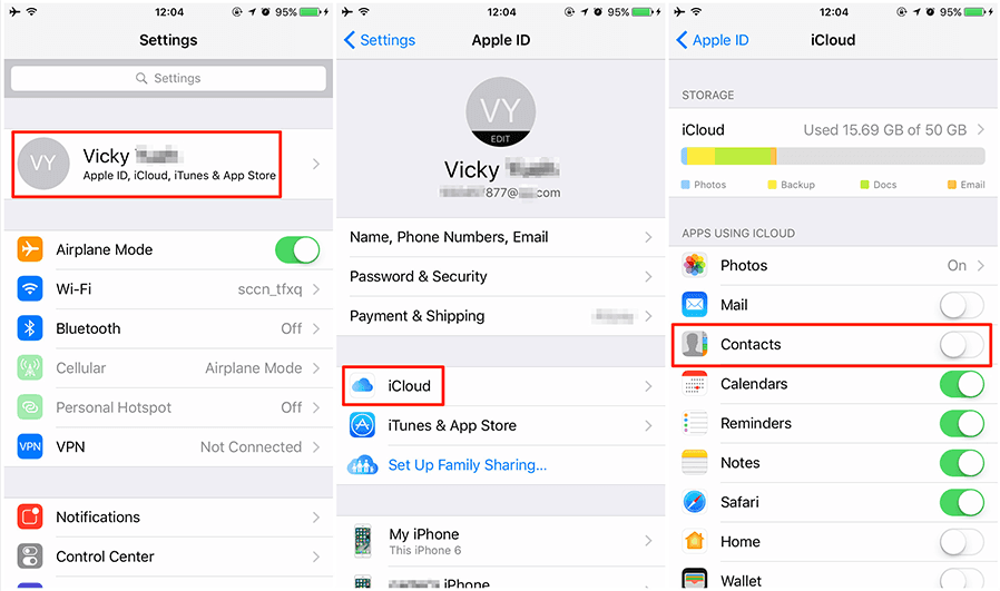 How to Sync/Transfer Contacts from iPhone to iPad Pro/Air/Mini