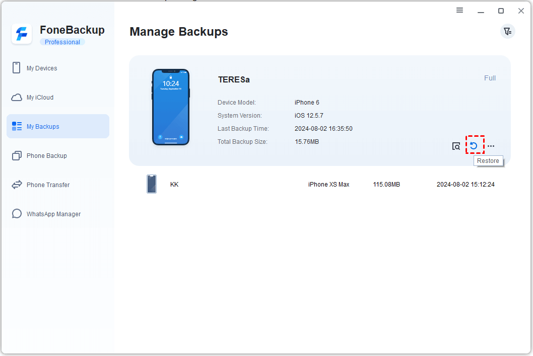 iphone 5s reset encrypted data