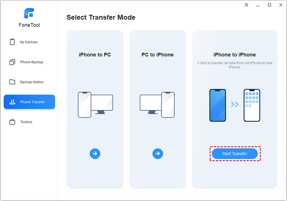 iPhone To iPhone Transfer