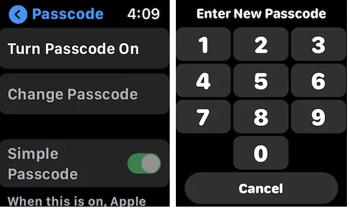 Turn On Passcode Apple Watch 