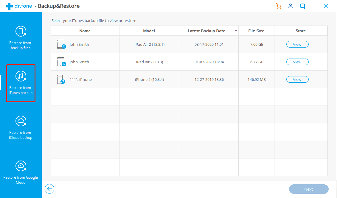 [3 Ways] How to Selectively Restore iPhone Backup