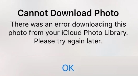 cannot download photo