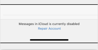 messages is currently disabled