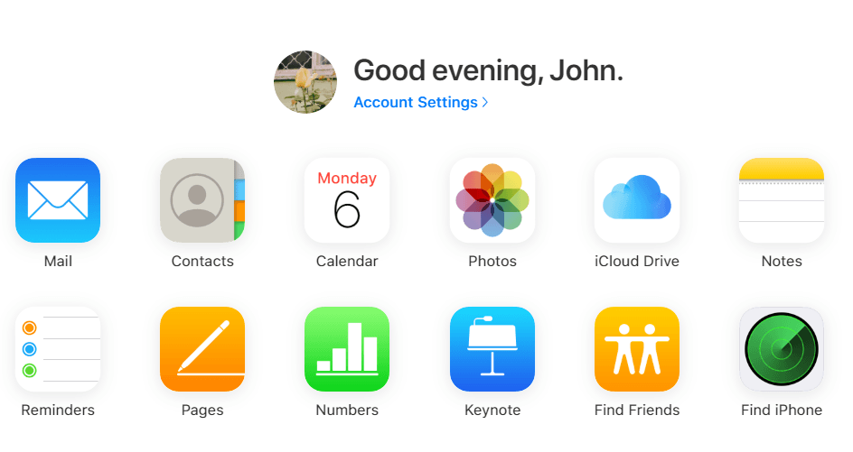 View Notes on iCloud Site