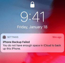 iPhone Backup Failed