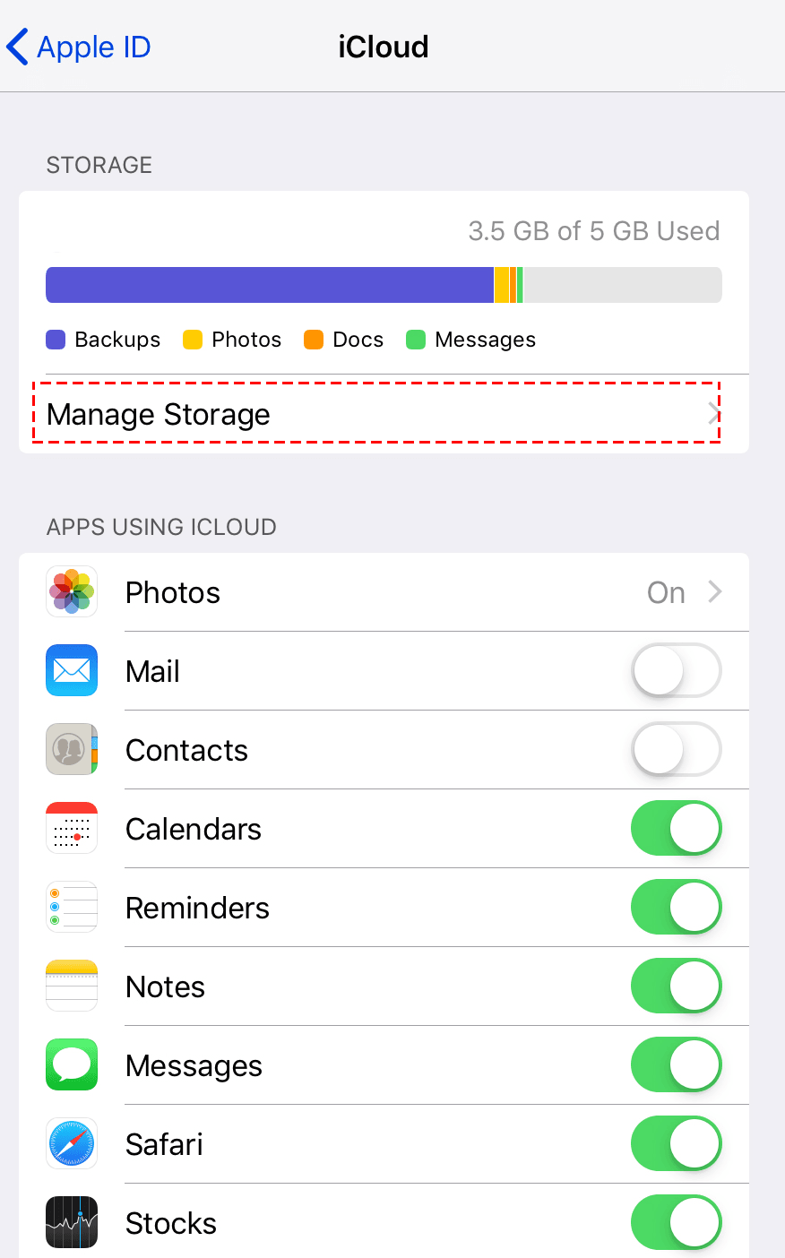 What happens if my iCloud is too full?