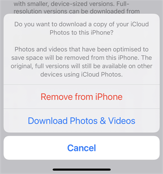 Remove From iPhone