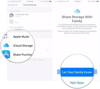 Share iCloud Storage
