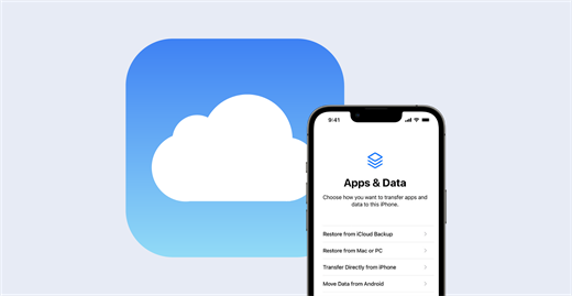 Restore iCloud backup to new iPhone