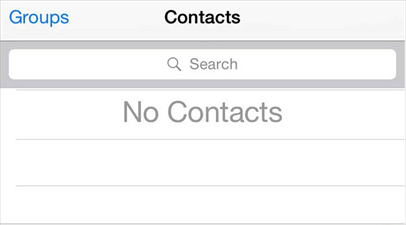 Contacts Not Showing Up on iPhone