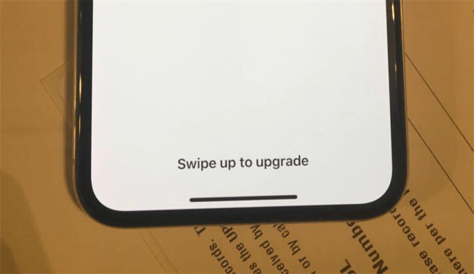 iPhone Stuck on Swipe up to Upgrade