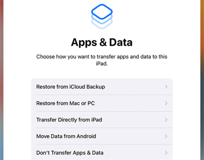 Transfer Data to New iPad Pro via iCloud