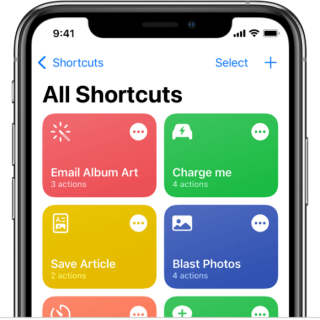 create shortcut on iphone