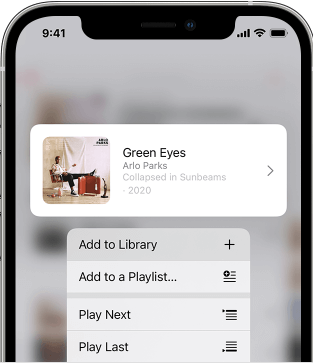 Add To Library Apple Music