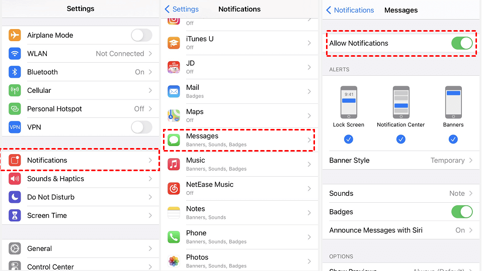 [2022 Tips] How to Fix iPhone not Getting Text Notifications