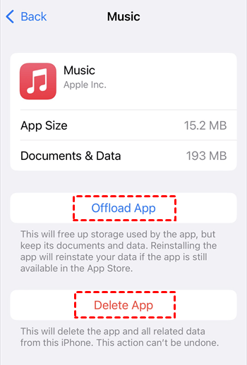 Delete Music App