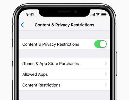 Enable Content Privacy Restrictions