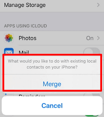 merge contacts