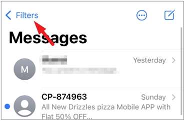 Messages Filters