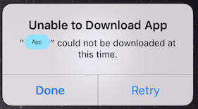 Unable To Download App