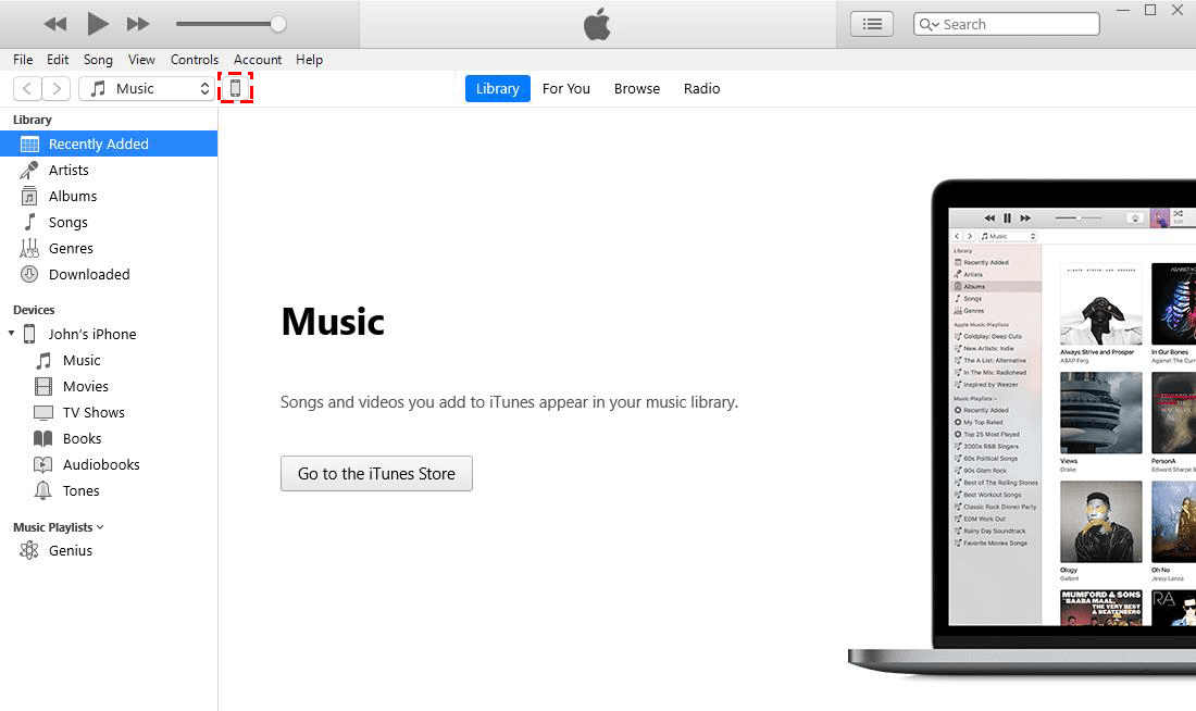Device Icon in iTunes
