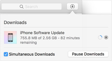 how long for itunes to download software for iphone