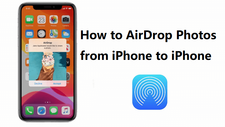 airdrop photos from iphone to iphone